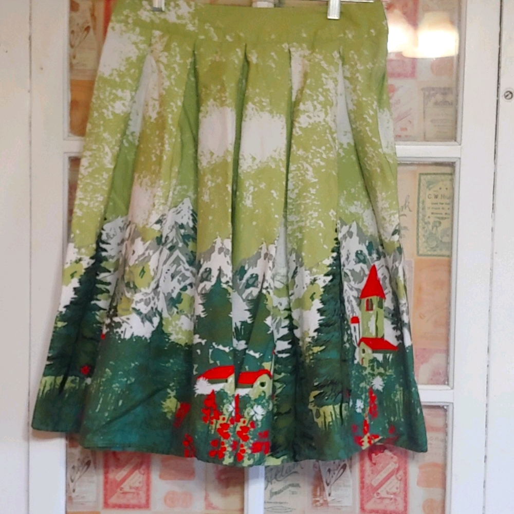 Vintage Inspired Holiday Skirt
